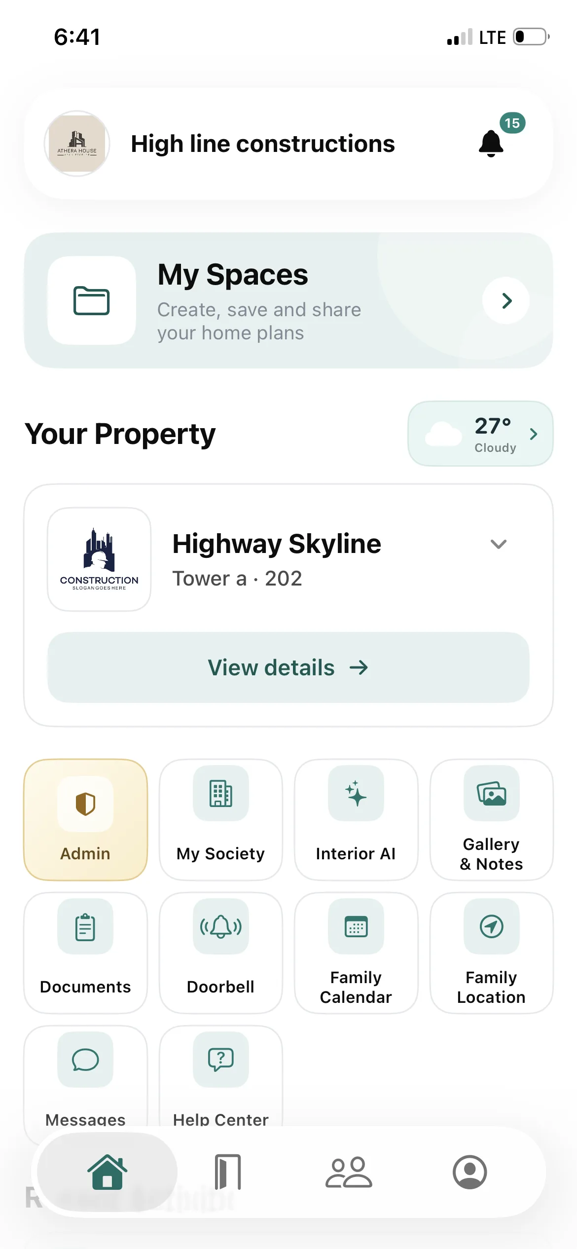 Property Tools interface concept